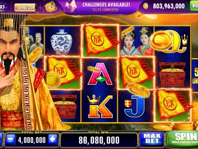 Interfaz principal del casino online